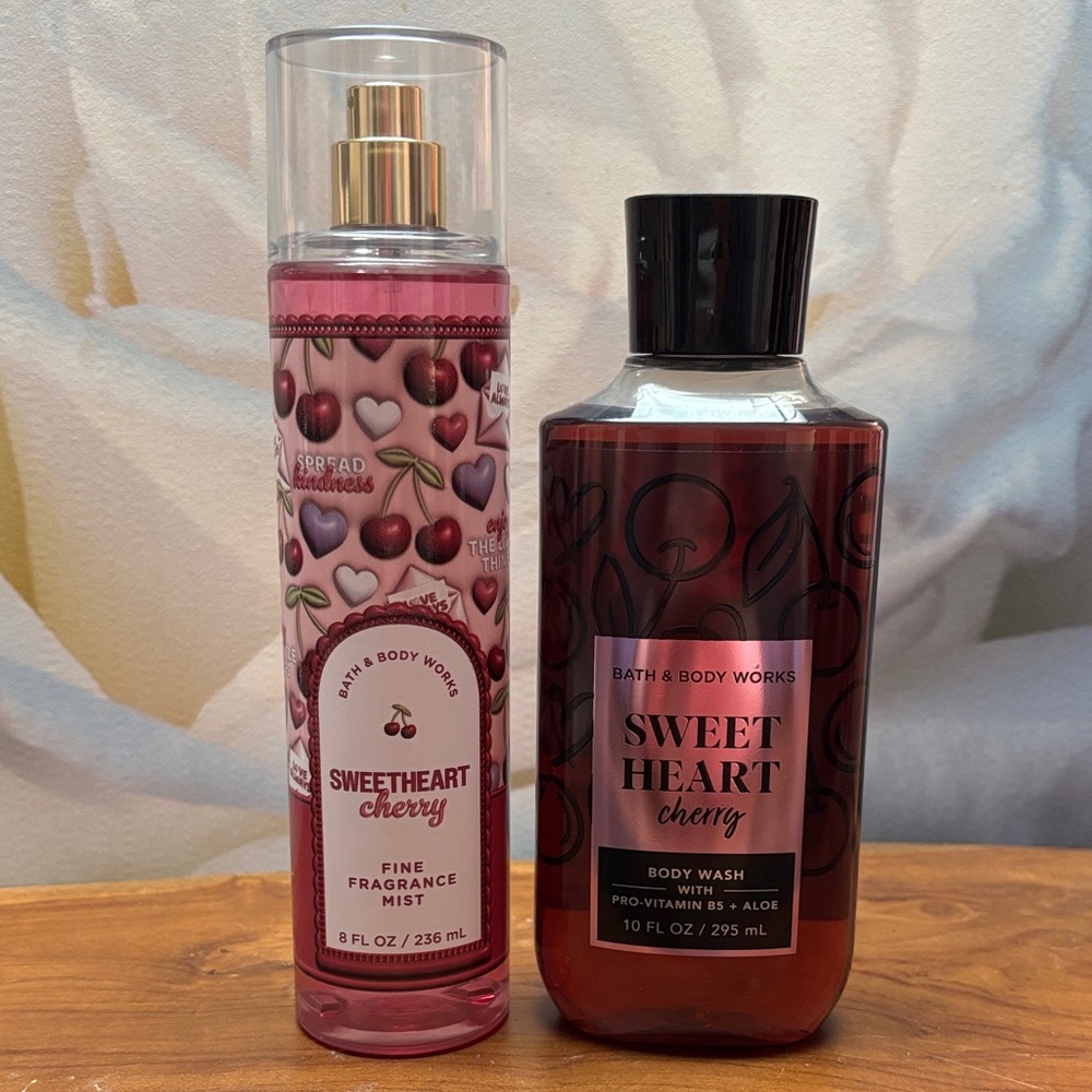 Bath & Body Works Sweetheart Cherry Mist & Body Wash